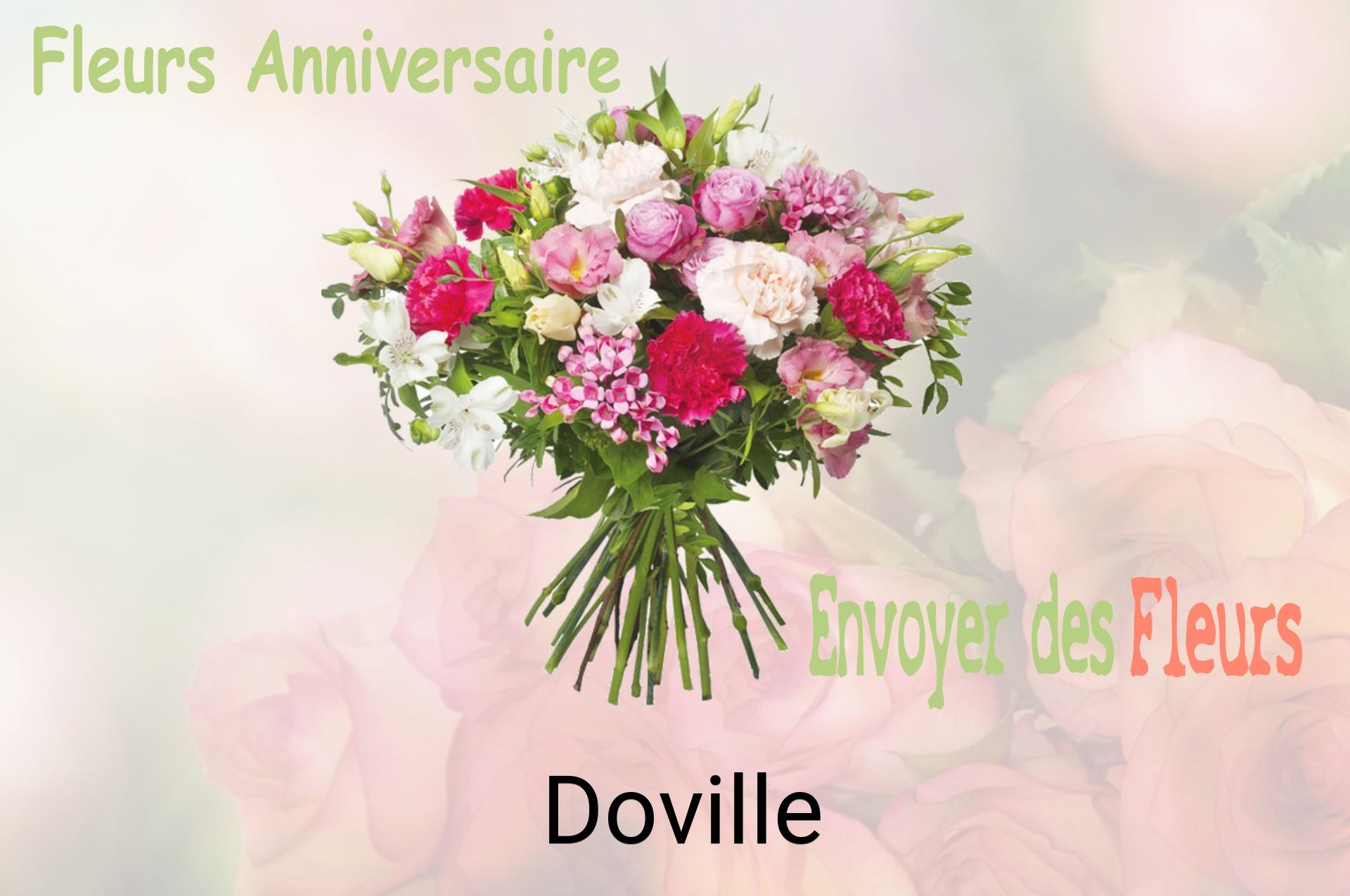 Bouquet de fleurs d’anniversaire livré à Doville